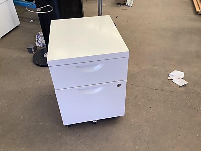 White metal Ikea Pedestal 