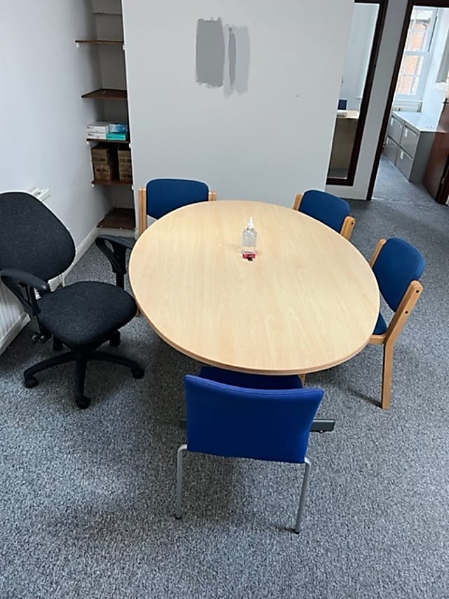 Oval table