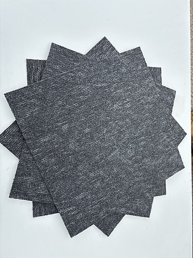 Pack of 4 Premium Commercial Grade Carpet Tiles Light Grey