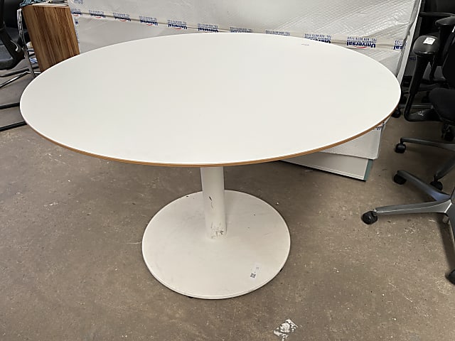 Ikea Billsta white round table