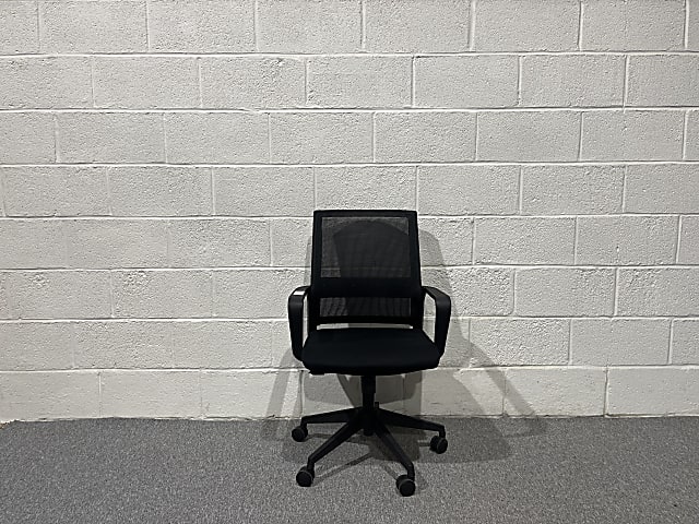 Black Mesh Back Operator Chair