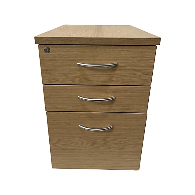 Wooden storage cabinet pedestal 