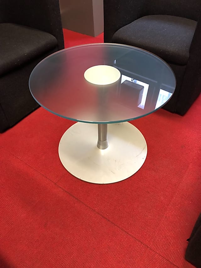 Glass top meeting table