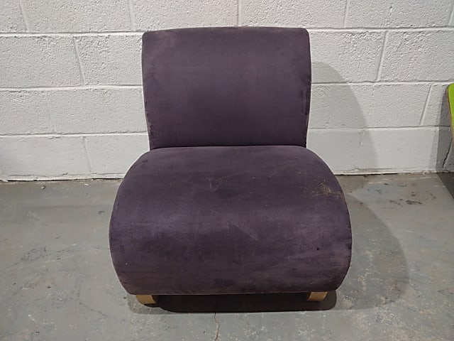 Purple fabric chair 8/3/23