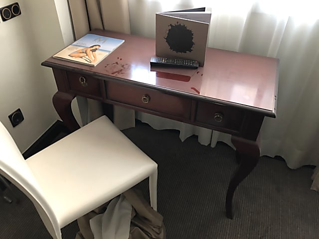 Console table writing desk