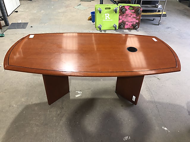 Beautiful Rose or Cherry wood Meeting Room Table