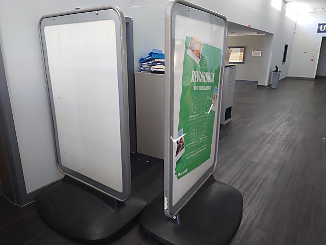 Large POS stand for notices and posters