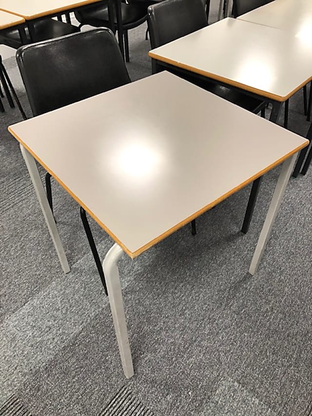 White exam style desk (For delivery after July 29)