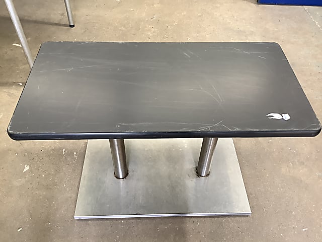 Table with very heavy base