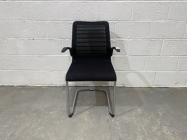 Senator FS2A Mesh back black meeting chair 