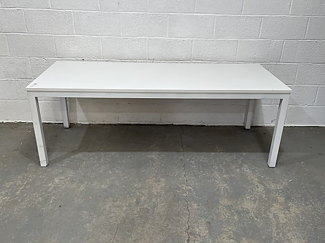 Large white office or dining table 2000 mm x 800mm