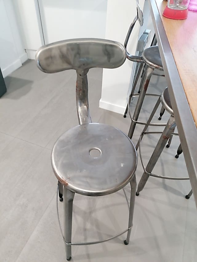 Pewter Bar stool