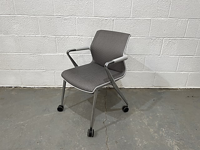 Vitra Unix Chair grey and white 