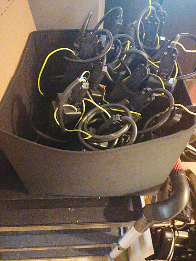 Box of extension cables