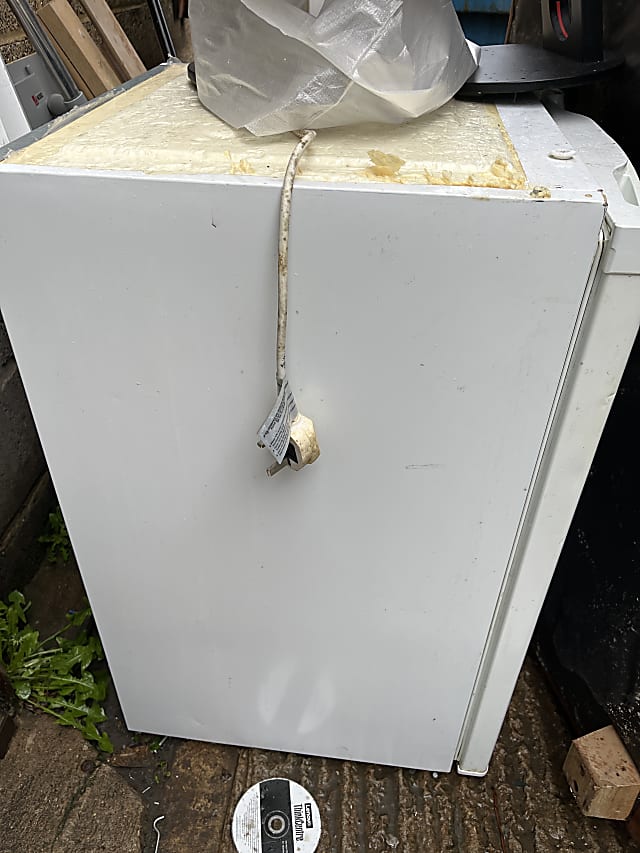 recycled faulty fridge