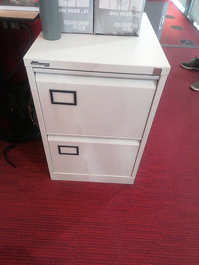 2 door filing cabinet