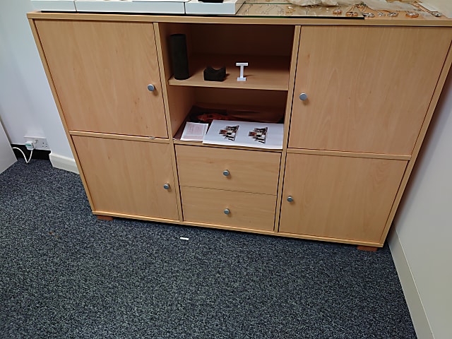 Large storage cupboard cabinet