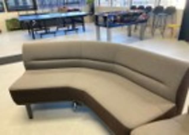 Curved sofa