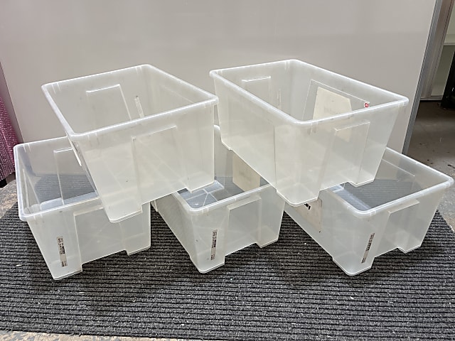 Lot of 5 ikea storage