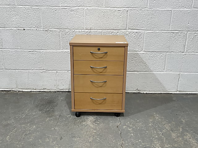 4 drawer pedestal