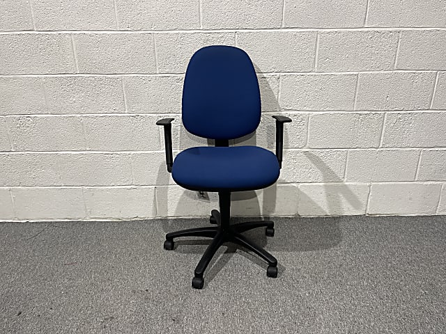 Blue office chair 