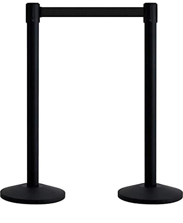 TENSA BARRIER Queueway QWAYPOST-33-B9 Black - New