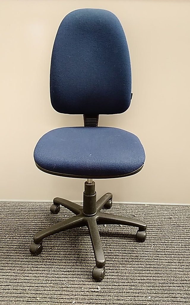 Dark navy Verco operator chair 