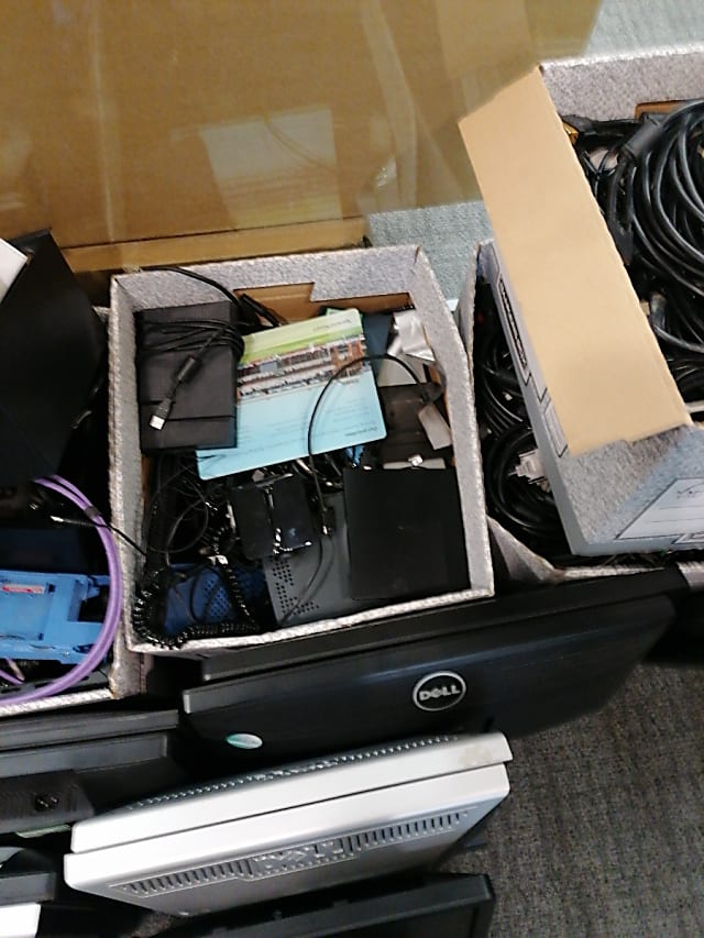 Box of IT equipment