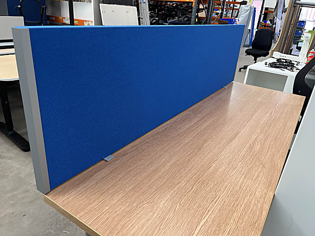 Blue Desk divider 160cm New