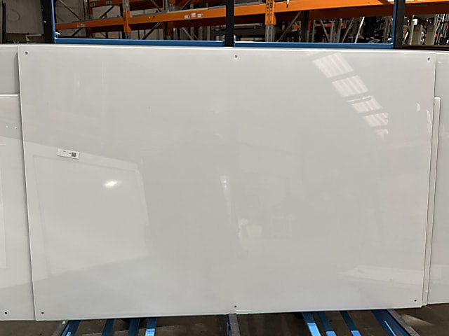 Large glass whiteboard 180cm