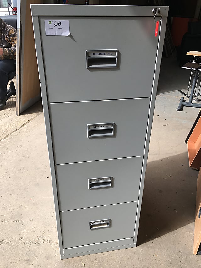 4 door filing cabinet