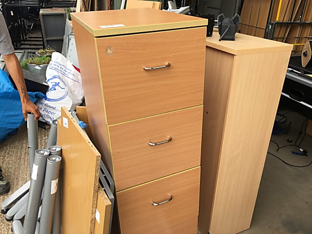 Waste filing cabinet