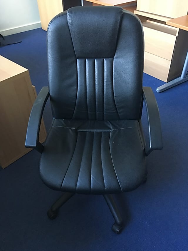 Black office armchair