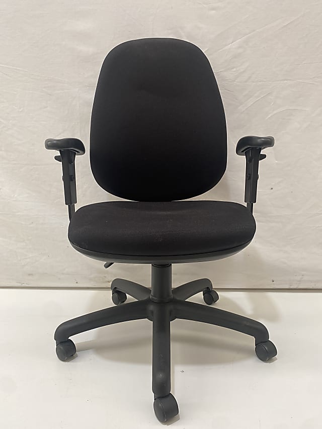 black operator chair