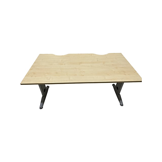 Beech top office desk 160cm