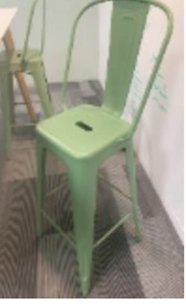 Tolix high chair