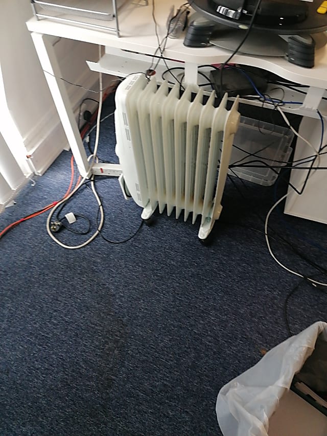 NOT RECEIVED heater