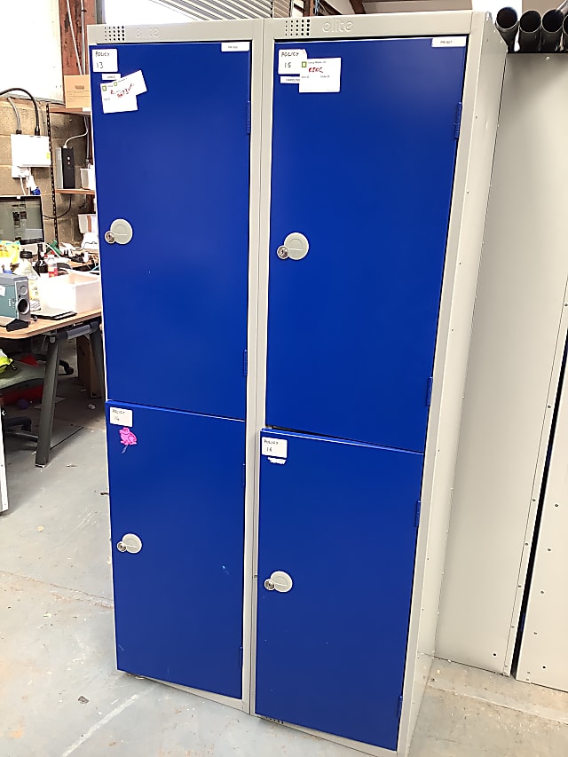 Elite 4 door Double Metal locker cabinet