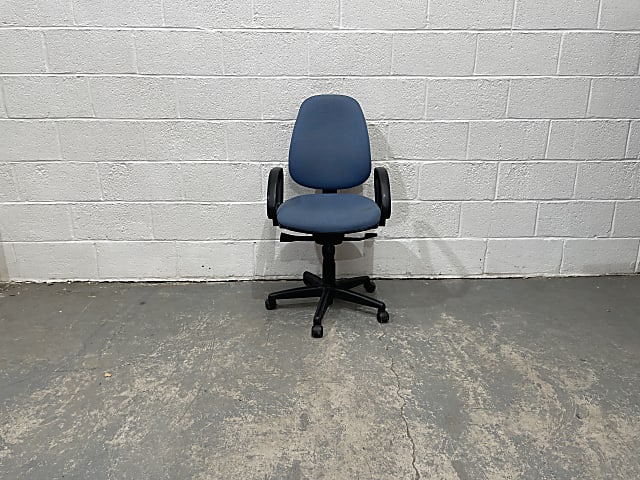 Blue office chair 