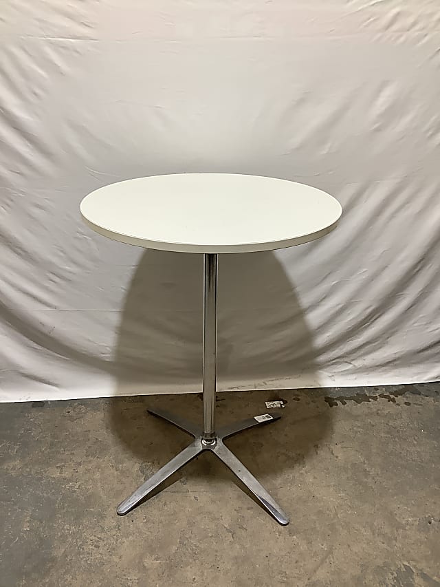 Boss Design Axis Poseur tall white table