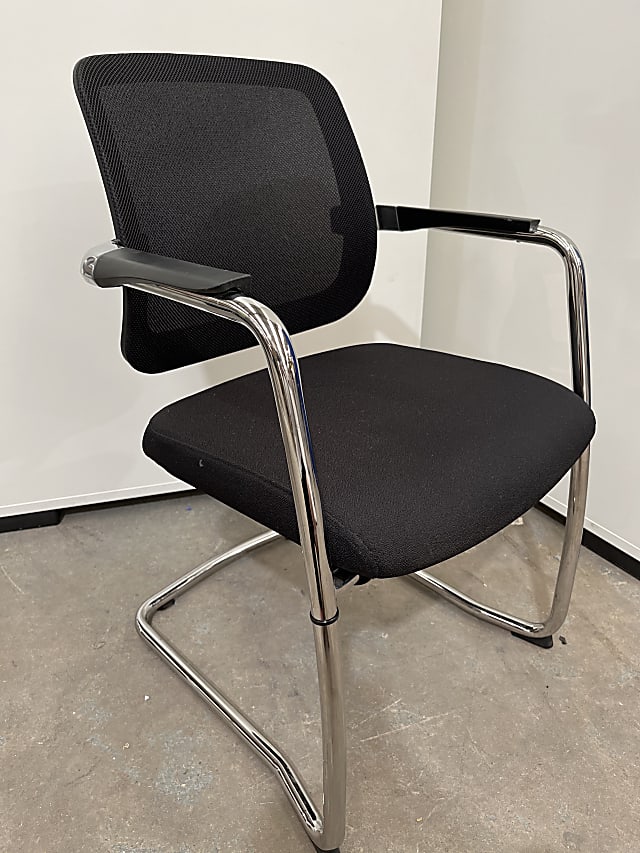 OCEE Design cantilever chair Camira fabric 
