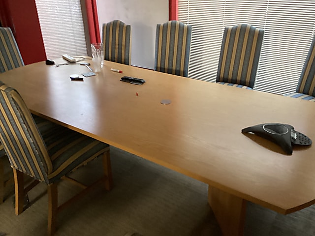 290 meeting room table