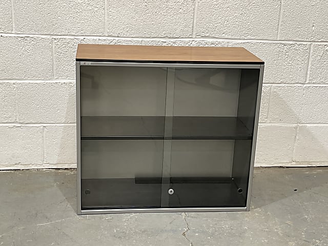 Sliding glass door cabinet (800mm wide)