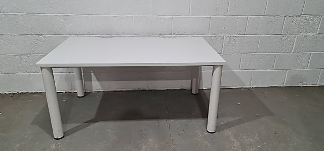 white framed table 150x 90