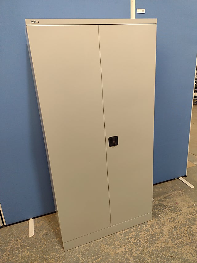 Tall tambour  office storage cabinet