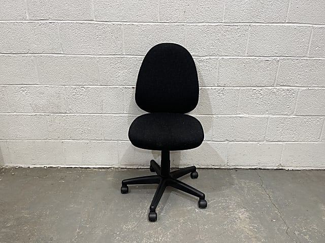 Black office operator Chair no Arms