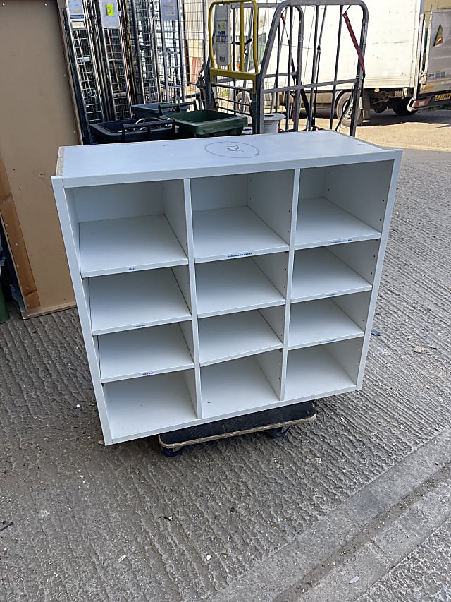 white wooden cabinet