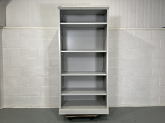 Tall Bisley metal Cabinet no doors