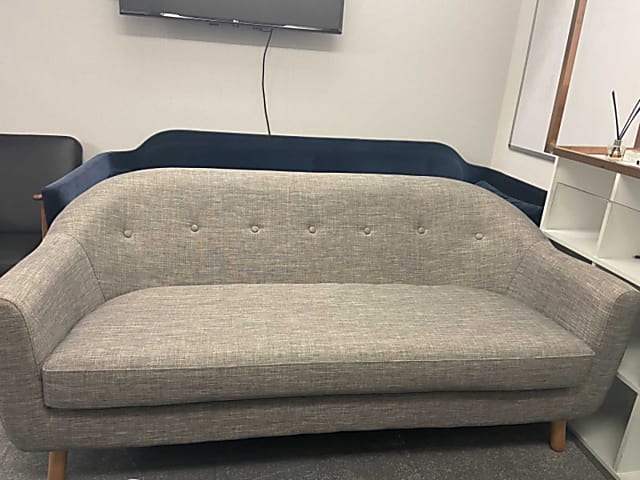 Grey 2 seater sofa