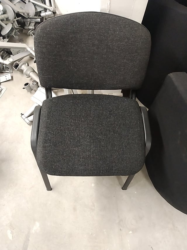 Waiting room chair in grey